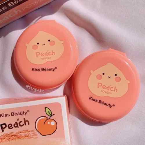 [HCM]Phấn nén trái đào kiềm dầu Kiss beauty