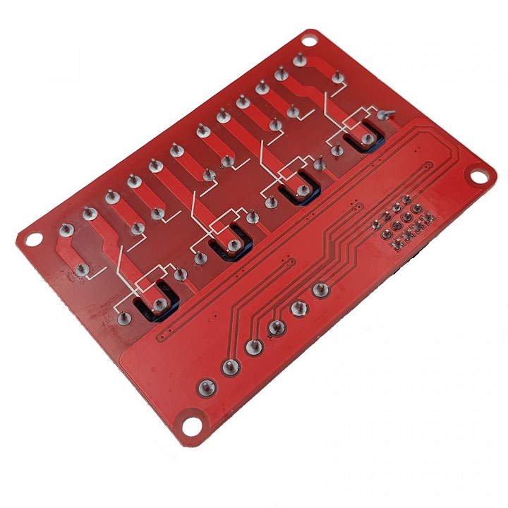 Module 4 Relay với Opto cách ly Kích H/L 24VDC 10A