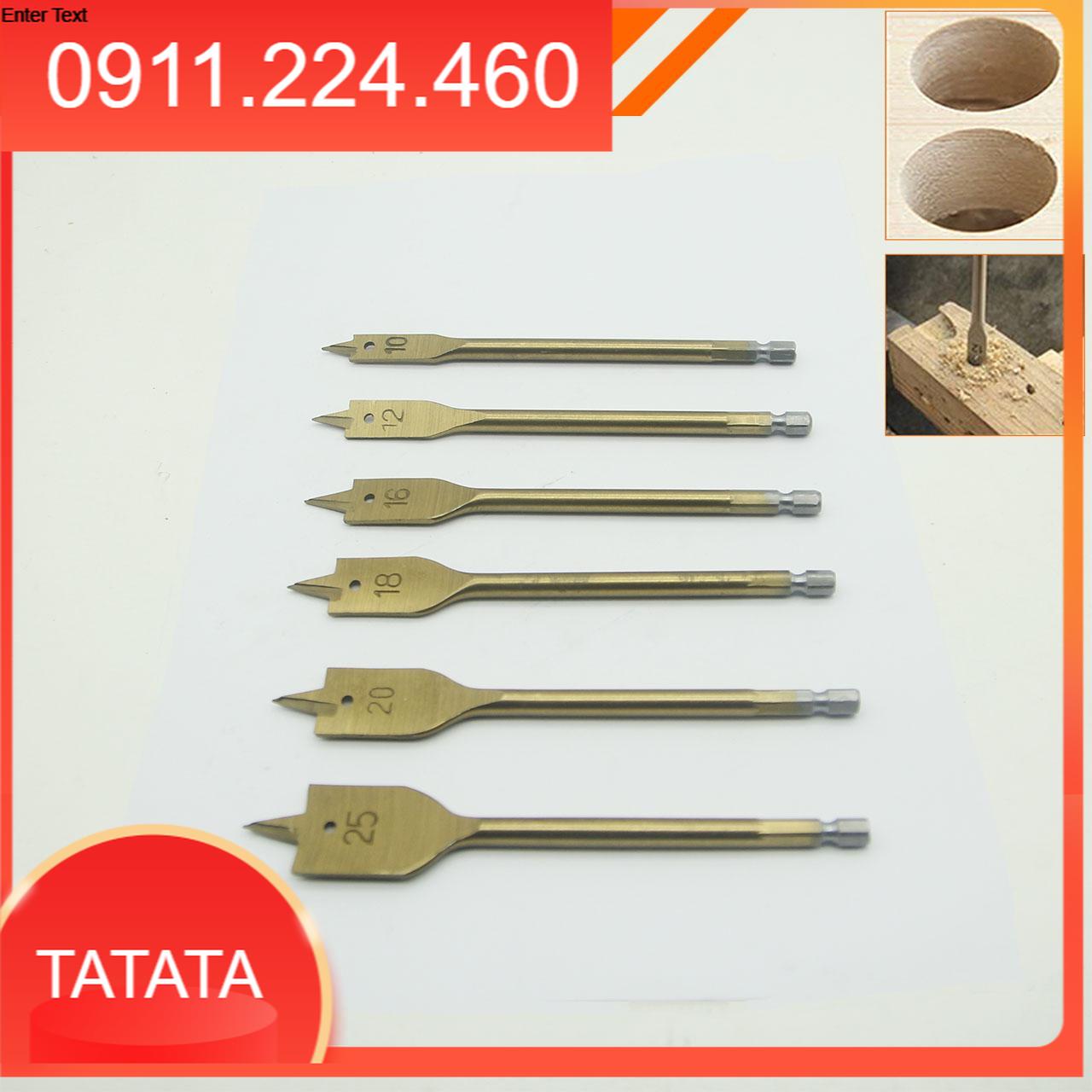 Bộ 6 mũi khoan đuôi cá