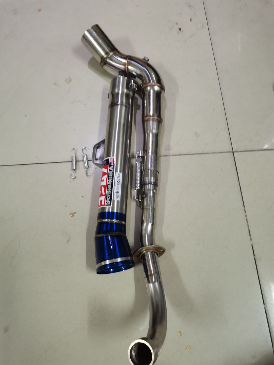 pô xe máy inox không nỉ cổ kong 2 khúc (có video) - Sản Phẩm Chất Lượng Gian Hàng Uy Tín Giá Cả Cực Tốt Mua Ngay.