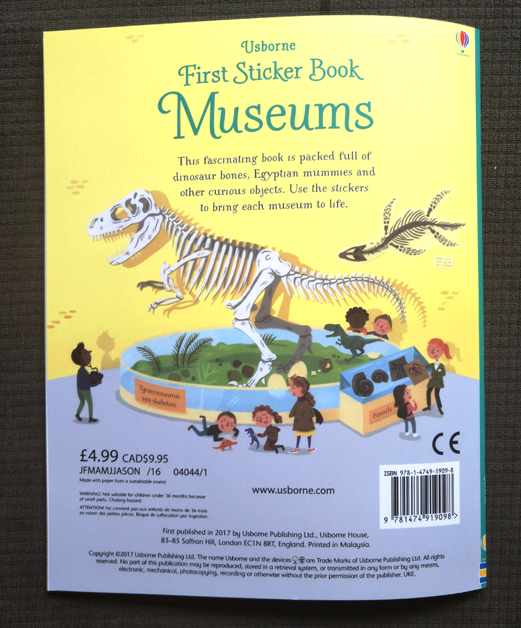 Usborne Sticker Book - Museums