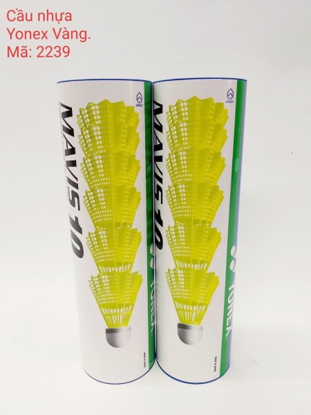 Quả cầu lông nhựa - Chính hãng Yonex- Ống cầu lông nhựa Yonex Mavis 10 (6 quả) (Có bán lẻ 1 quả)