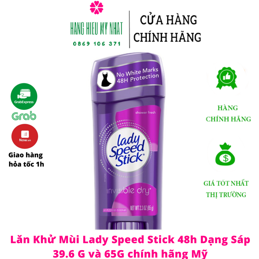 Lăn Khử Mùi Dạng Sáp Dành Cho Nữ Lady Speed Stick