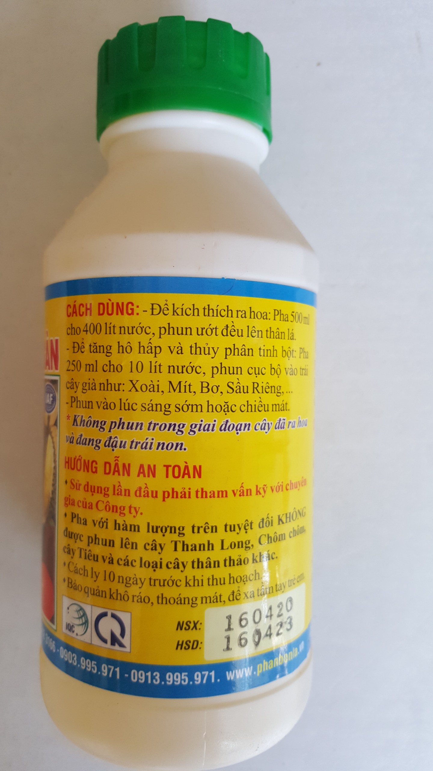 Phân bón lá HTC - ĐẠI NGÀN - Chín trái - Chai 500ml