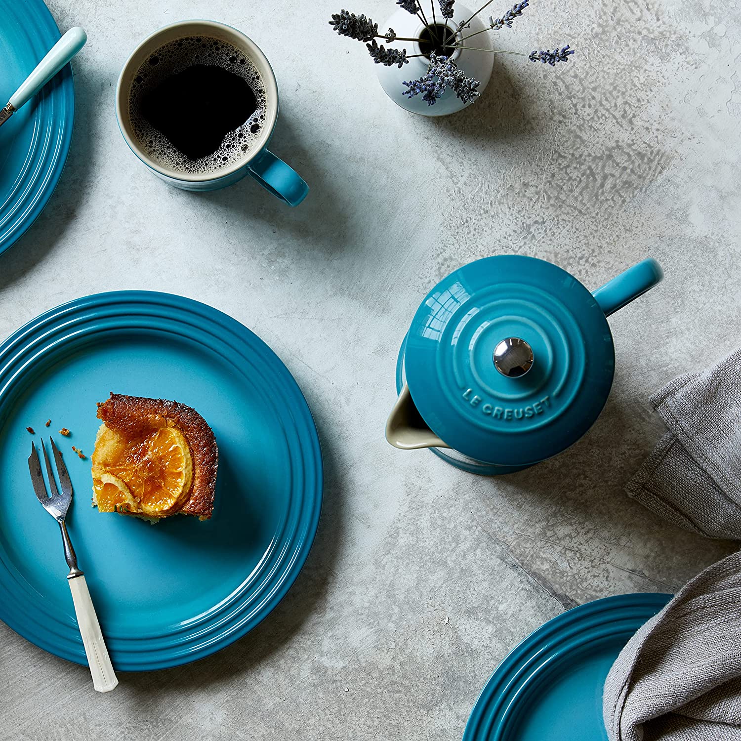 BÌNH PHA CÀ PHÊ LE CREUSET FRENCH PRESS, MÀU XANH