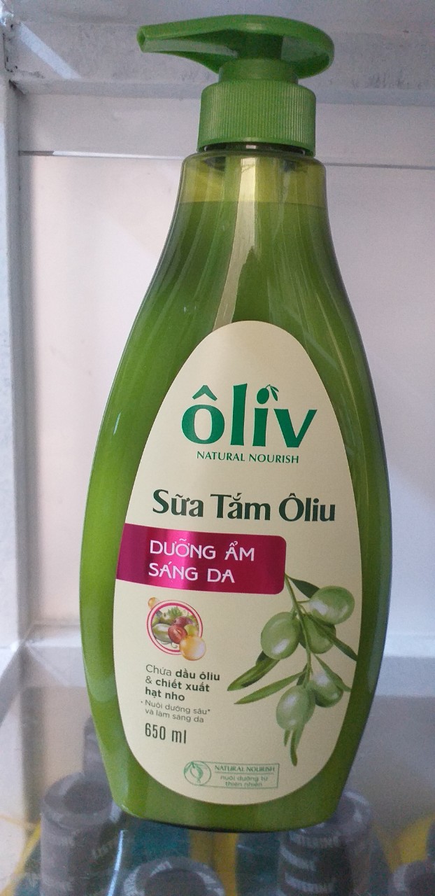 Sữa tắm ôliu  dưỡng ẩm sáng da 650ml