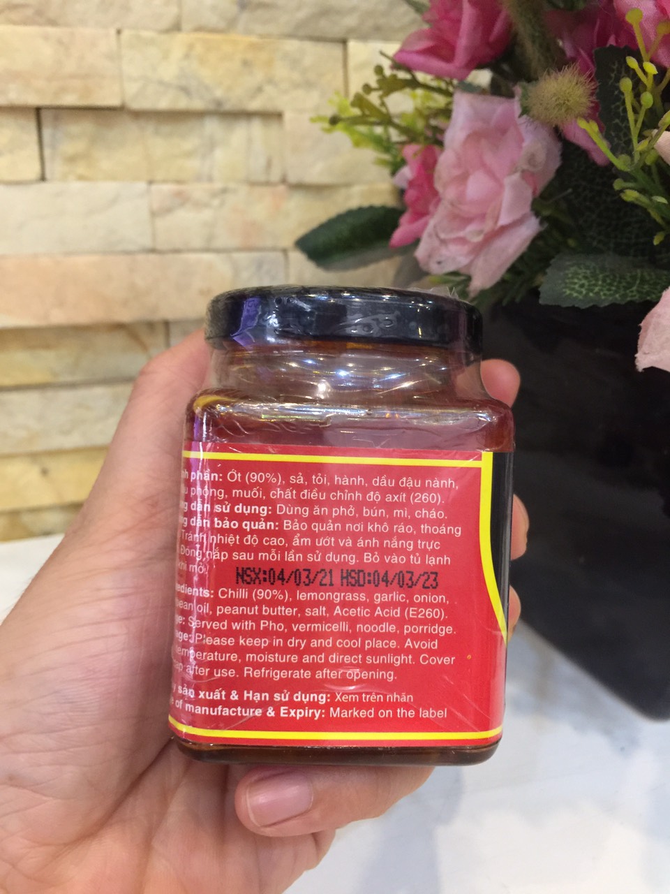 ỚT SA TẾ CHAY ÂU LẠC LỌ THỦY TINH