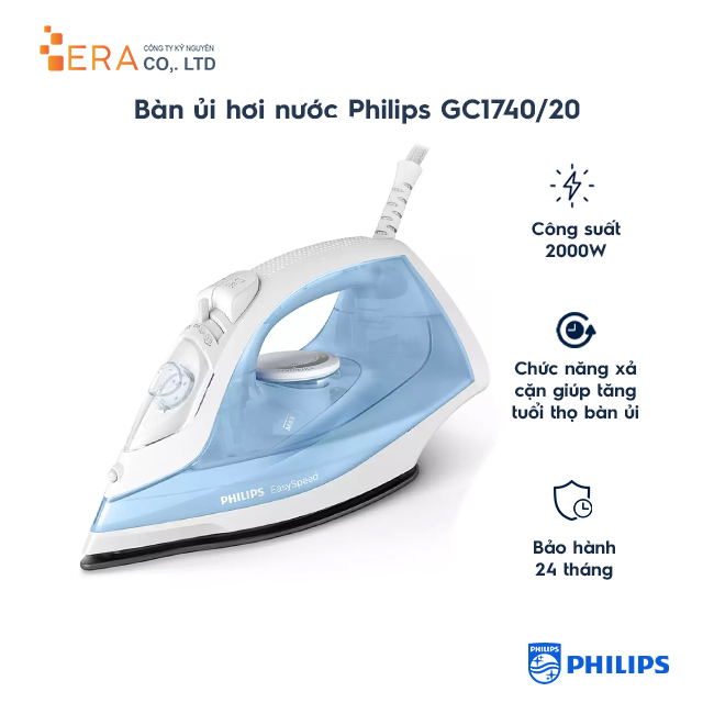 Bàn Ủi Hơi Nước Philips GC1740 ( 2000W )