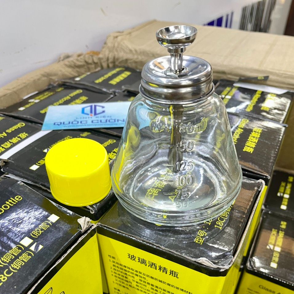 Bình thủy tinh chiết dung dịch 150ml