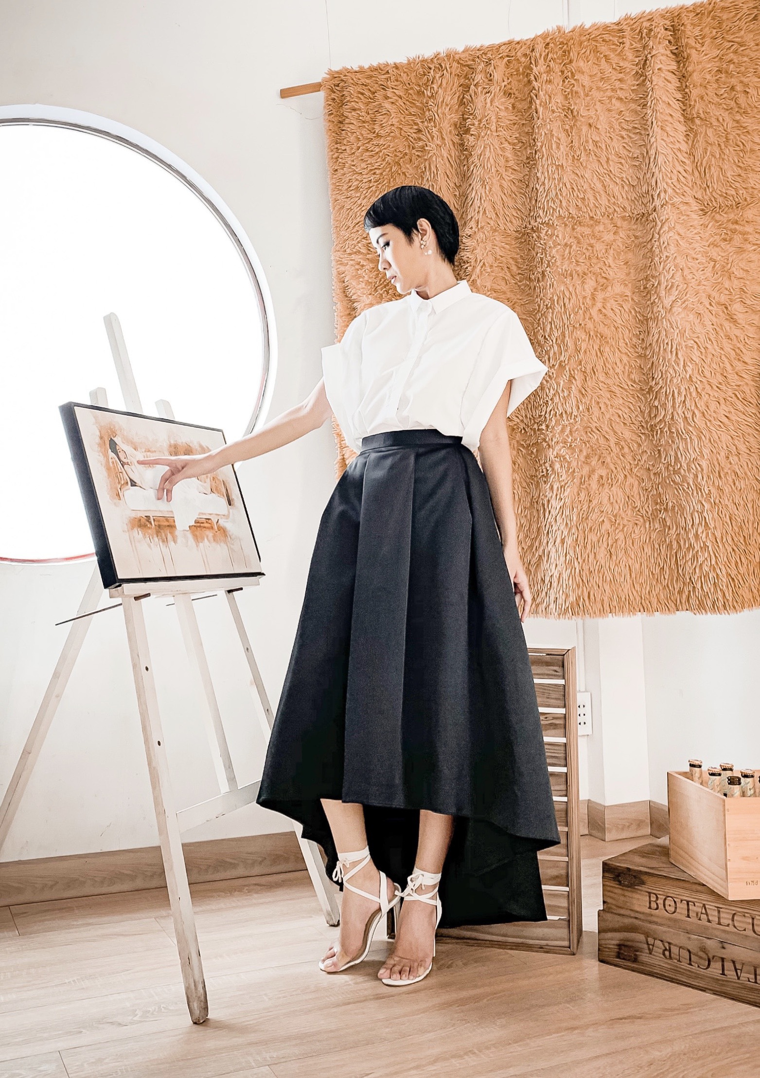 Váy Lady Mushroom Lee Đen L