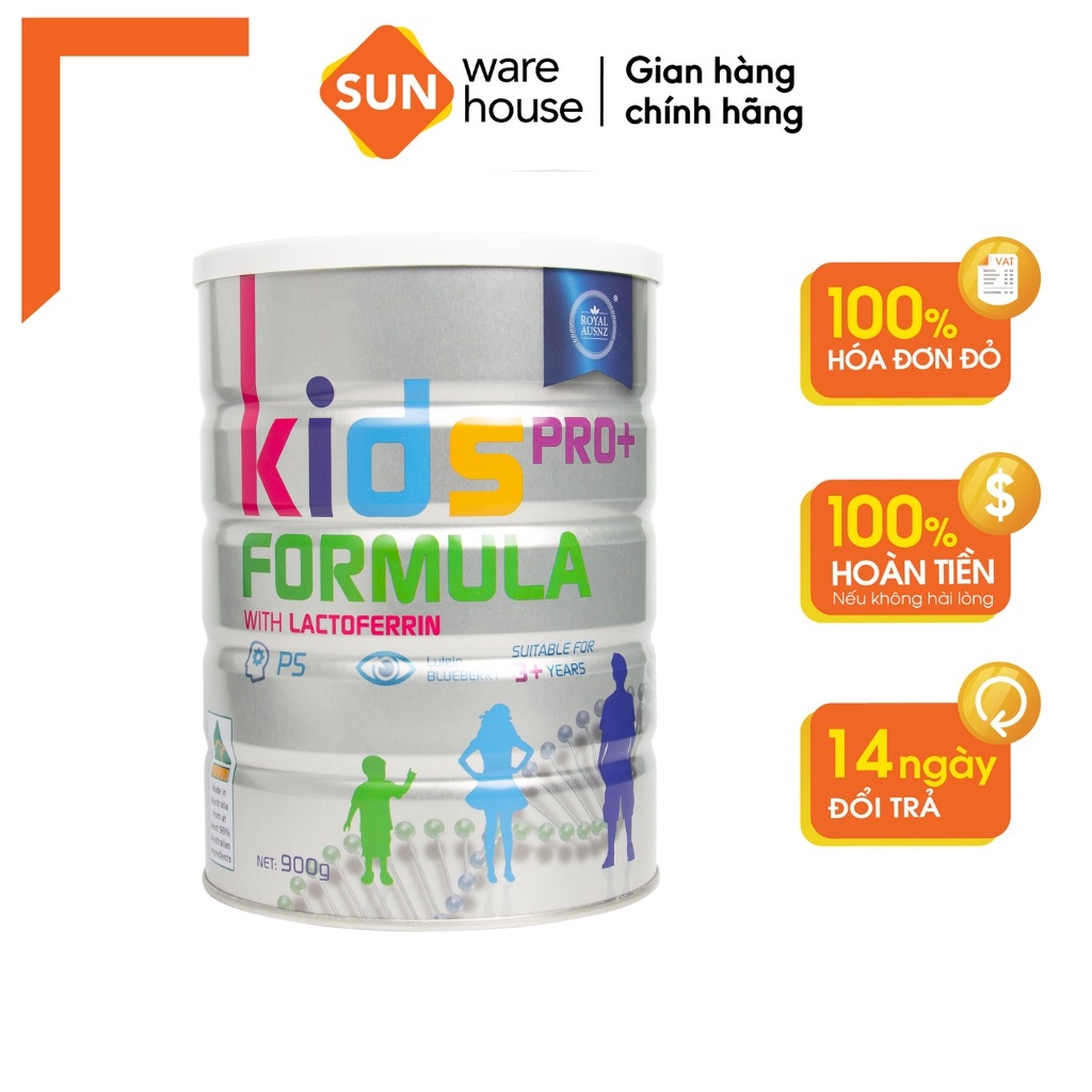 Sữa Bột Hoàng Gia Úc Royal Ausnz Kids Pro+ Formula With Lactoferrin Bổ