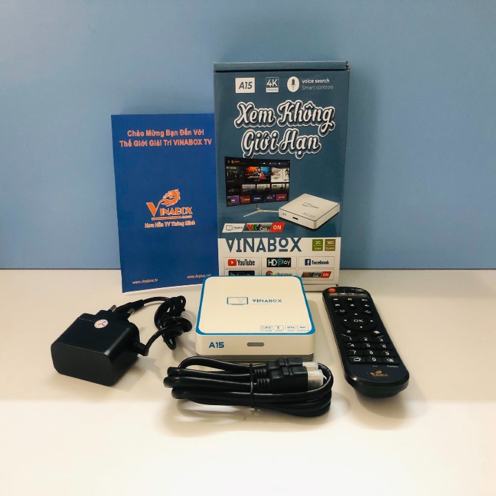 Android TV Box Vinabox A15 - RAM 2GB ROM 16GB
