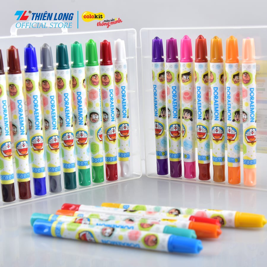 Bút sáp vặn 24 màu Thiên Long Colokit TCR-C009/DO