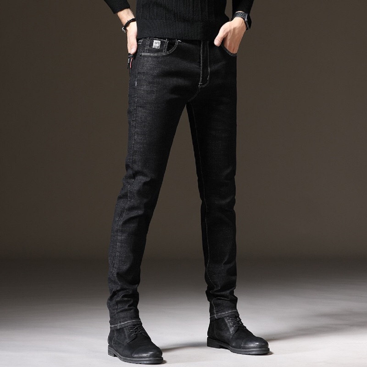 Quần jean nam skinny co giãn, quần bò nam co giãn