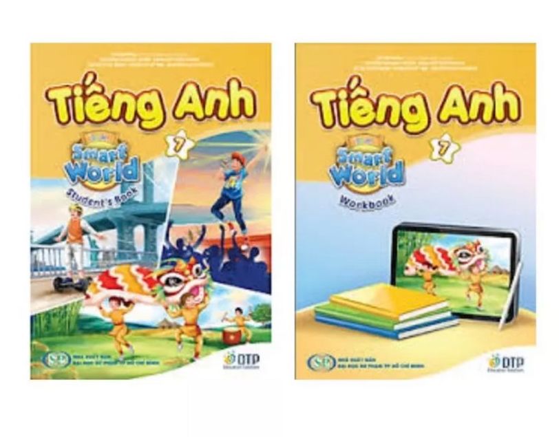 Sách - Sách Tiếng Anh Lớp 7 I-Learn Smart World - Student's Book + Workbook (Bộ 2 Cuốn)