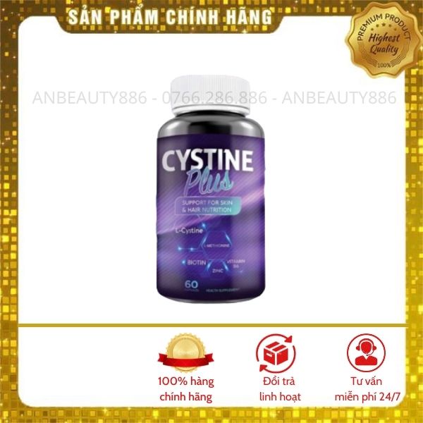 Viên uống giảm mụn, ngăn rụng tóc và giảm sắc tố Supplement Fact Cystine