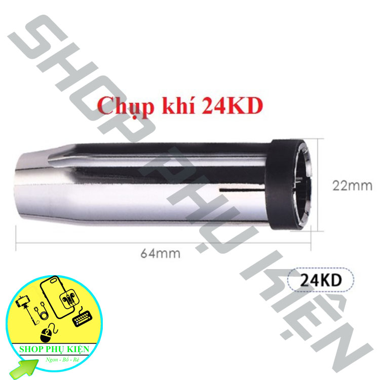 Chụp khí súng hàn mig 24kd