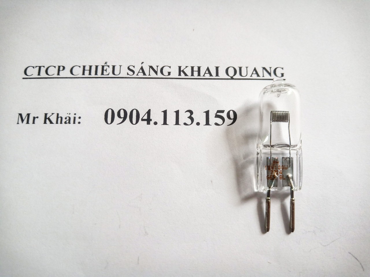 Bóng đèn halogen philips type 7724 12v 100w gy6.35