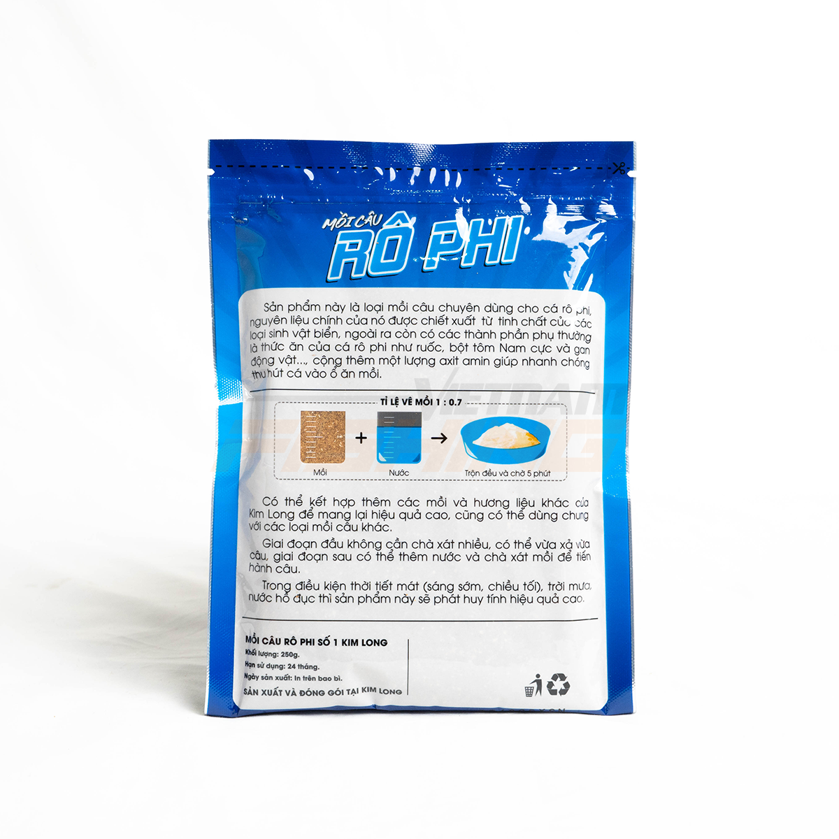 [Ảnh thật] [Chính hãng] Mồi câu Rô Phi Kim Long số 1