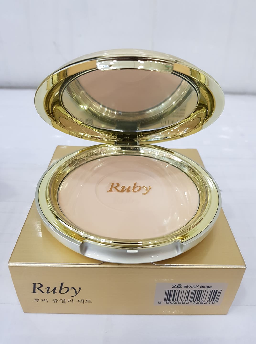 Phấn Phủ Kiềm Dầu Siêu Mịn RUBY Jewelry Pact 22g Hàn Quốc