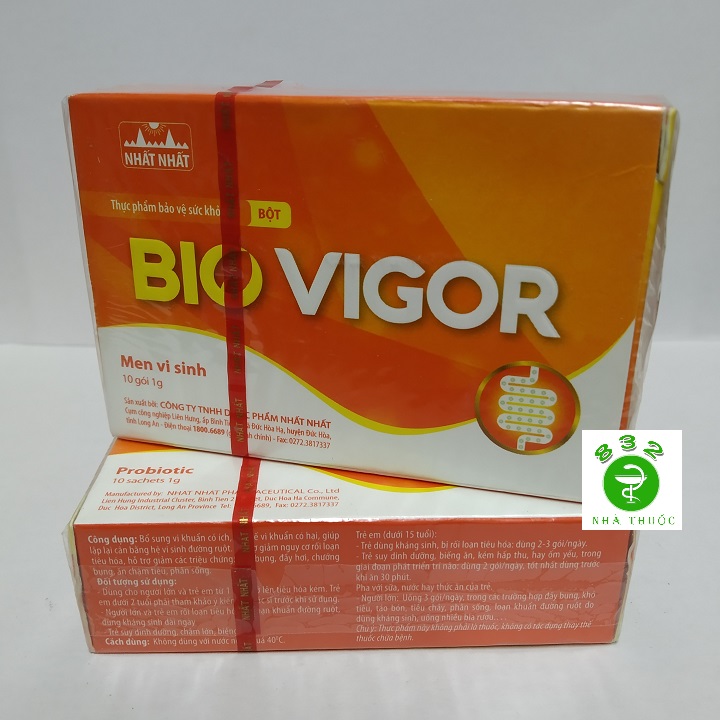 Men vi sinh BIO VIGOR hộp 10 gói