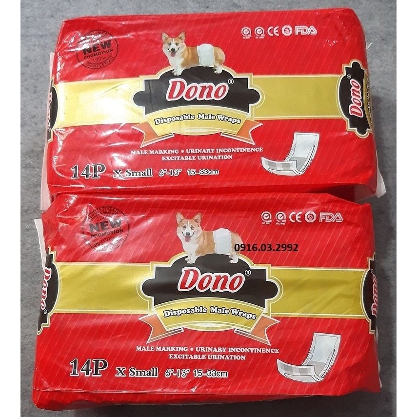 Bỉm cho chó đực Dono