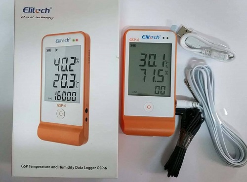 Nhiệt ẩm kế tự ghi GSP-6+ Hiệu chuẩn