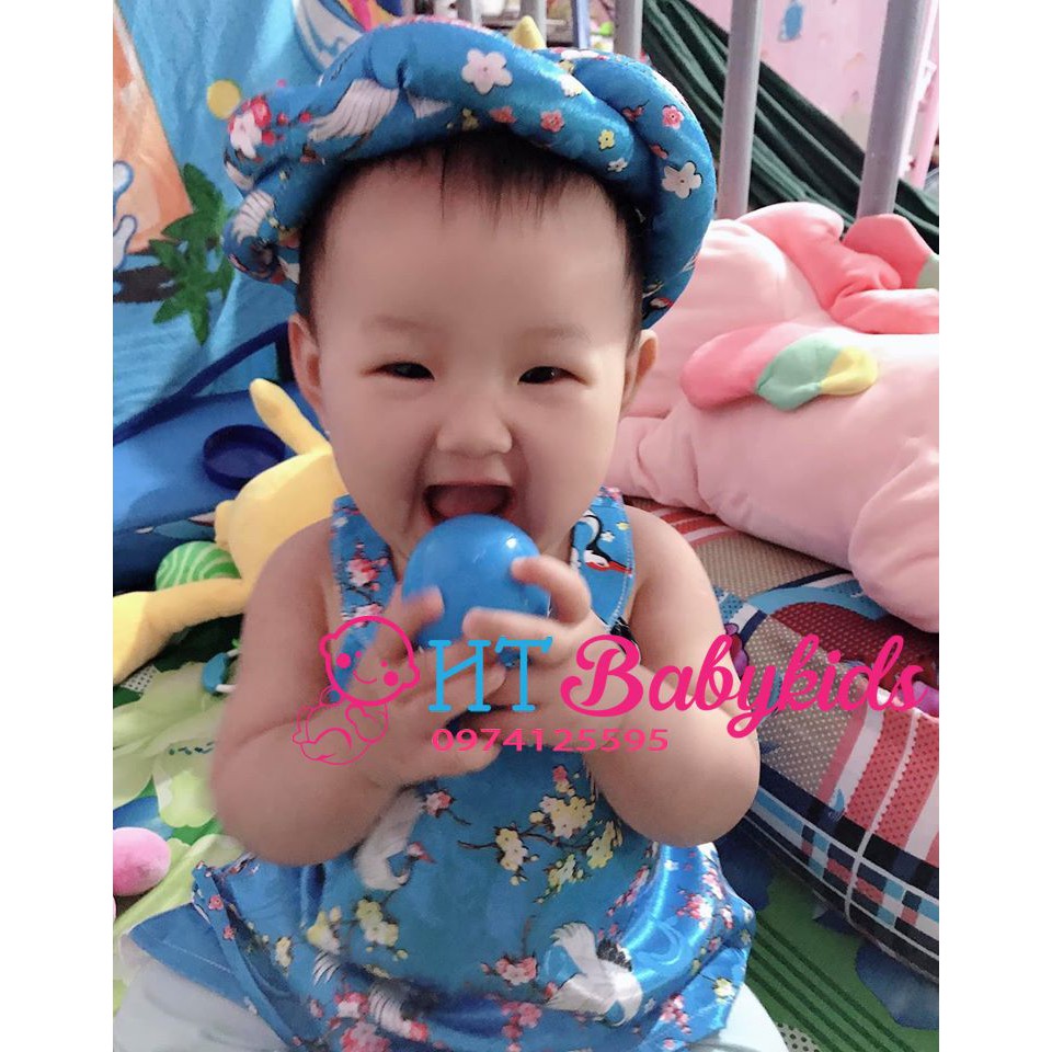Set Yếm Gấm Cho Bé Gái Tết
