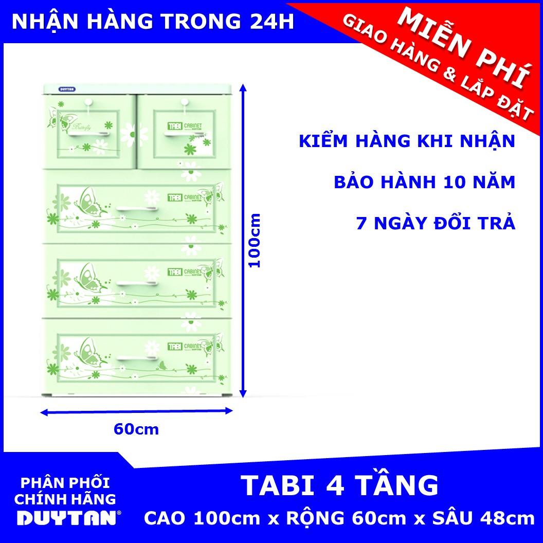 Tủ nhựa duy tân tabi 4 tầng