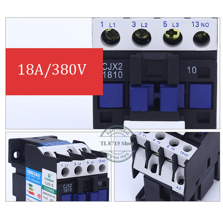 KHỞI ĐỘNG TỪ CONTACTOR 18A/220V