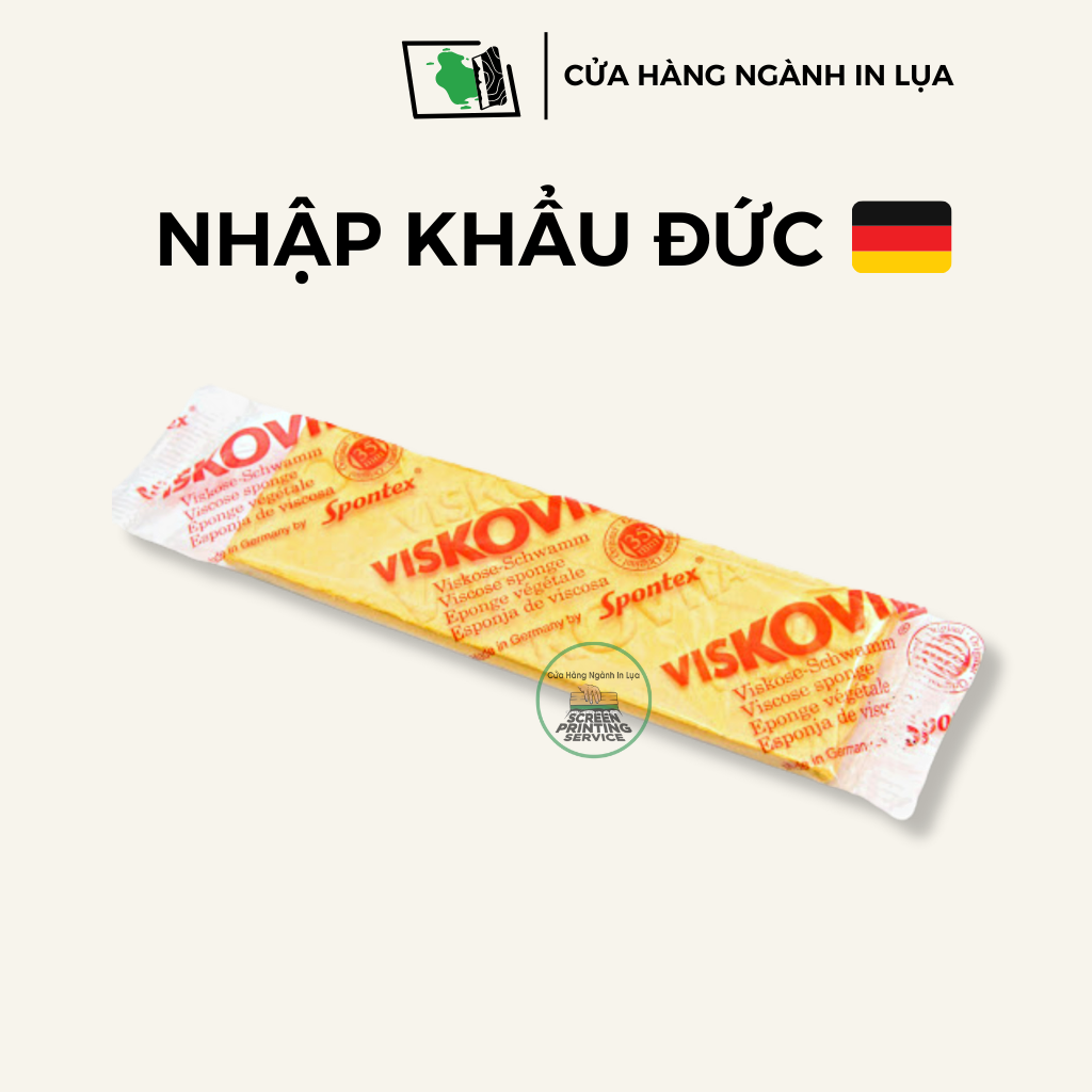 Miếng bọt biển Viskovita Spontex , miếng bọt biển thấm hút nước