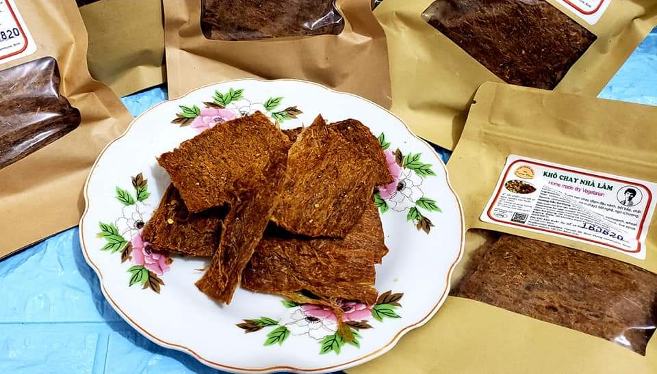 compo 2 gói   khô bò chay nhà làm 200g