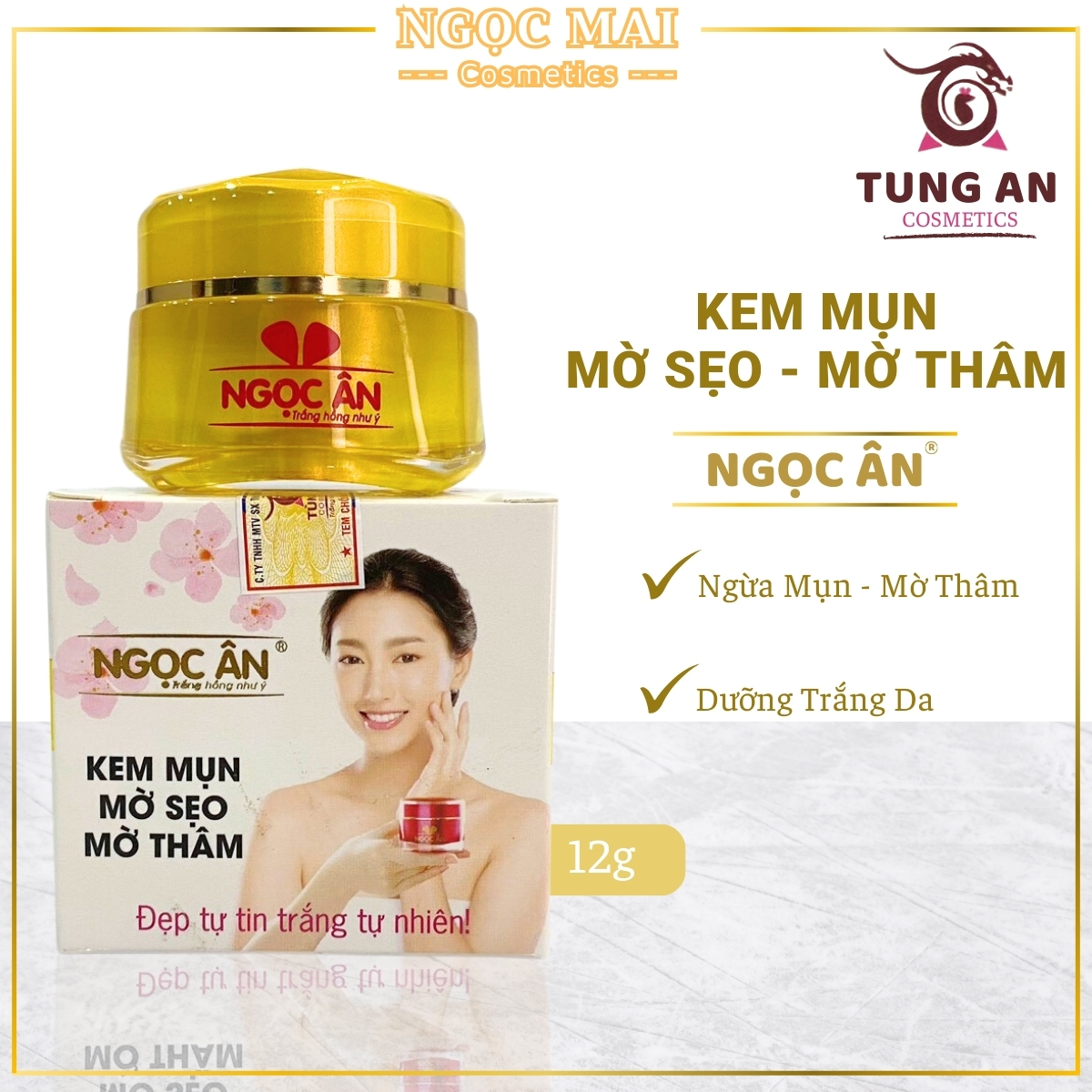 Kem mụn - thâm - liền sẹo ngọc ân - tùng ân cosmetics