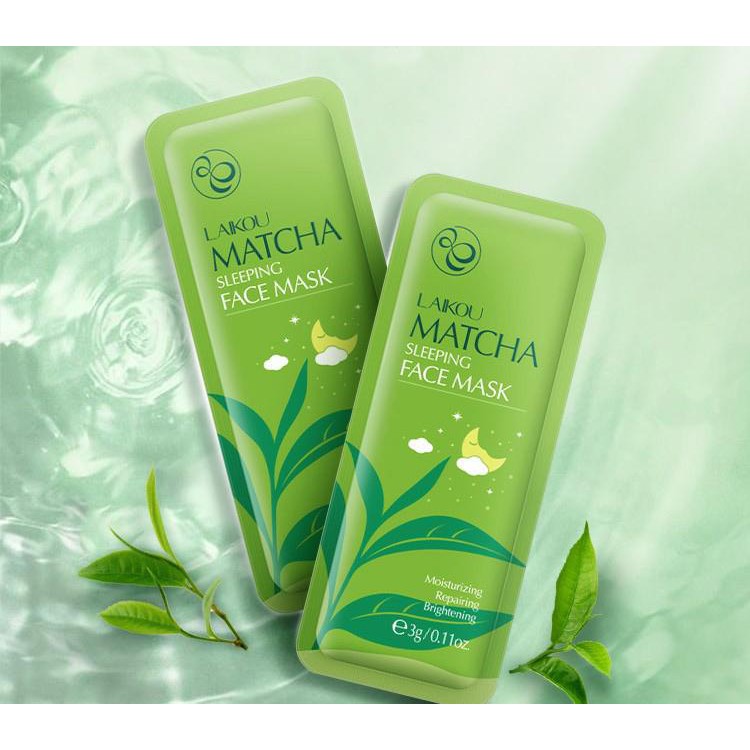 COMBO 15 MIÊNG MẶT NẠ TRÀ XANH MATCHA LAIKAU