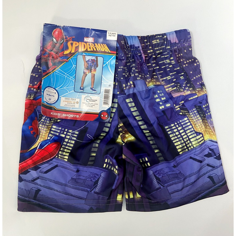 Quần short quần đùi polyester Spiderman