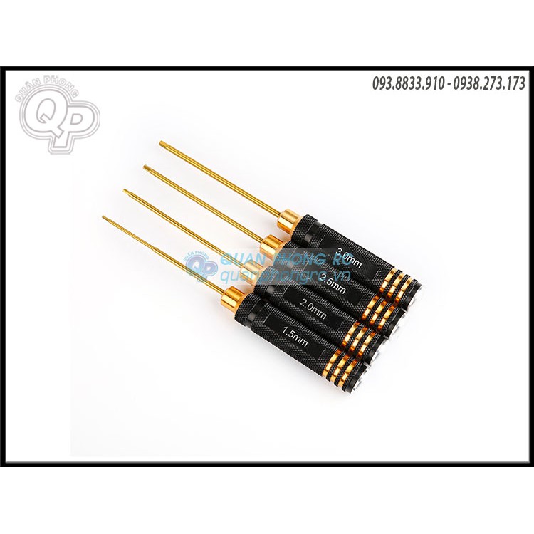 Bộ lục giác IFLIGHT titanium 4 pcs 1.5mm 2mm 2.5mm 3mm