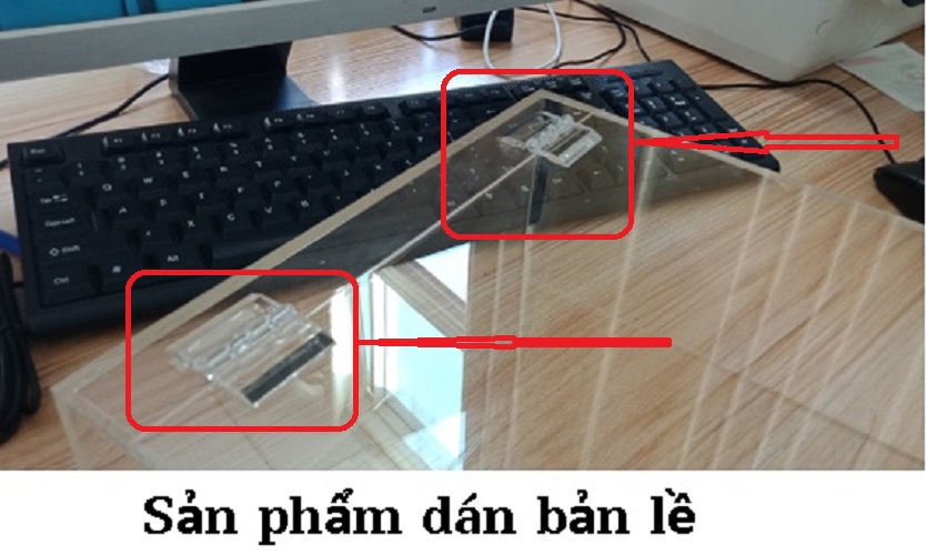 Bản lề mica, sản phẩm đúc, KT 25x33mm, 6 chiếc