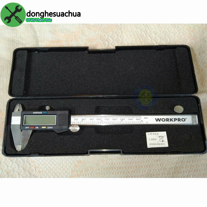 [HCM]Thước kẹp điện tử dài 150mm WORKPRO W066003 màu đen