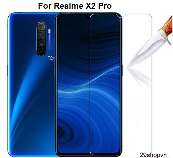 Kính cường lực Realme X2 Pro (Trong suốt)