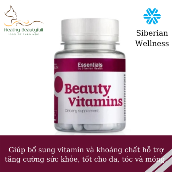 Thực Phẩm Beauty Vitamins Giúp Bổ Sung Vitamin Và Khoáng Chất Tốt Cho Da, Tóc Và Móng