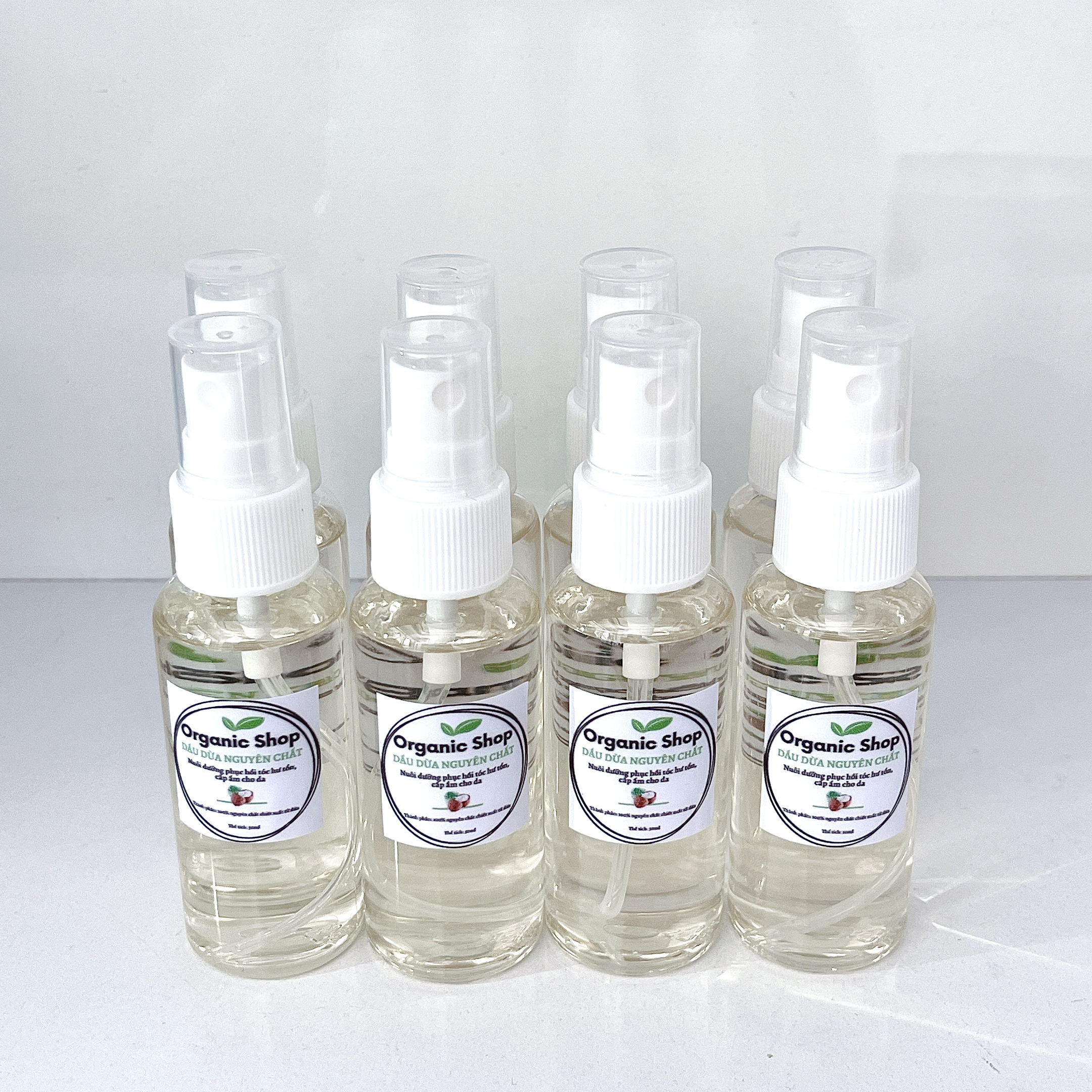 Dầu Dừa Ép Nóng Nguyên Chất Chai 50ml (100% Organic)