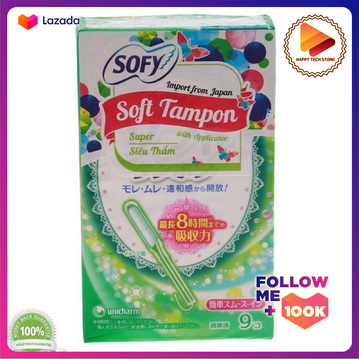 Băng Vệ Sinh Sofy Soft Tampon 9M  Sofy Soft Tampon Wing 9M