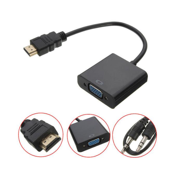 Cable chuyển từ HDMI sang VGA (có audio)