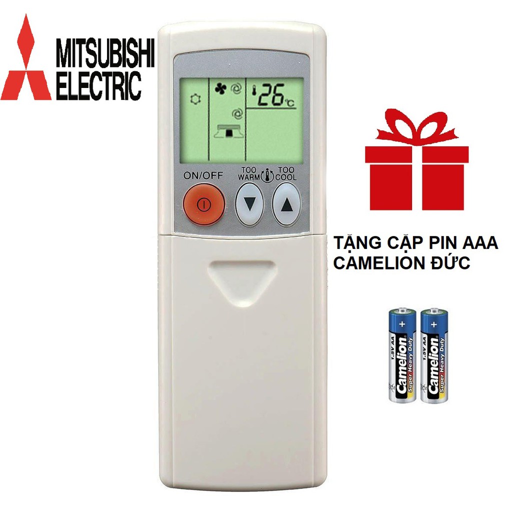 Remote máy lạnh mitsubishi electric inverter km09a - điều khiển điều hòa mitsubishi electric inverter km09a