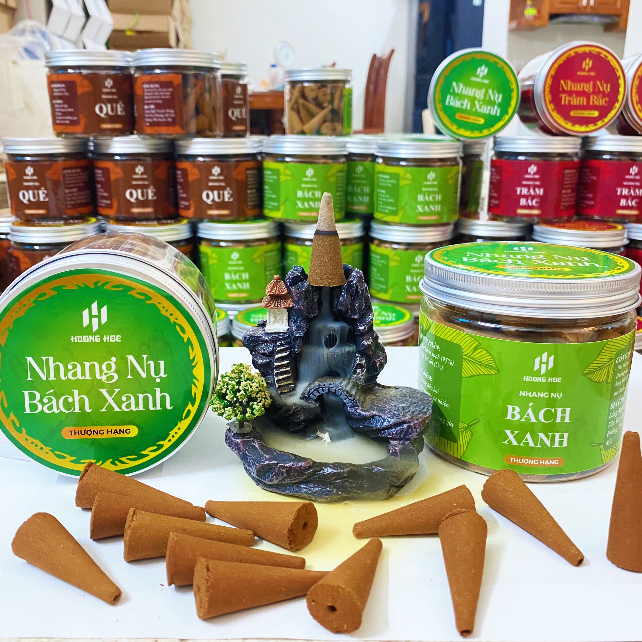 Nhang Nụ Bách Xanh 50 Nụ/Hộp