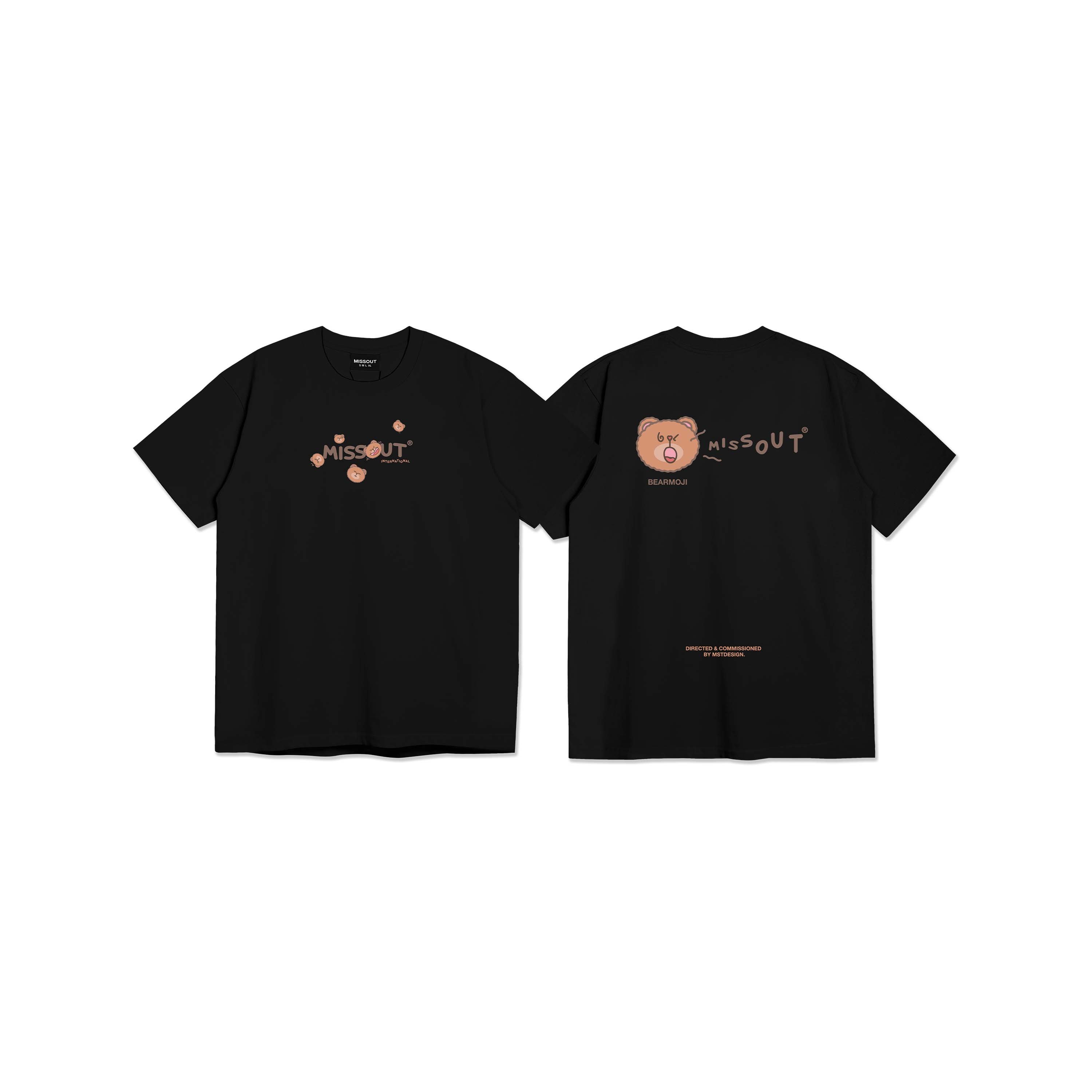 ÁO THUN BEARMOJI MISSOUT