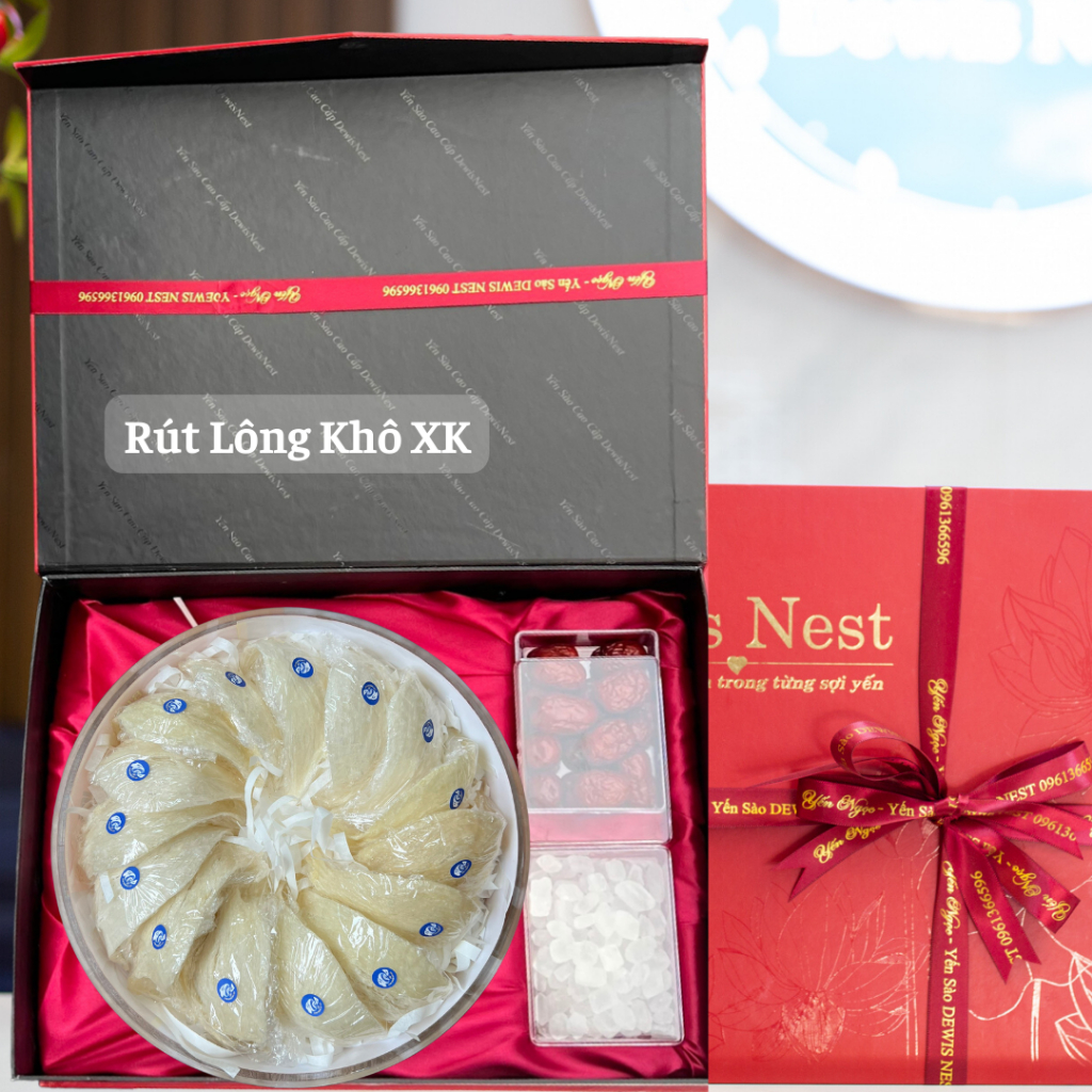 Yến sào rút lông khô xuất khẩu dewis nest 50g, 100g 100% nguyên chất, rút lông khô, không ngâm qua nước