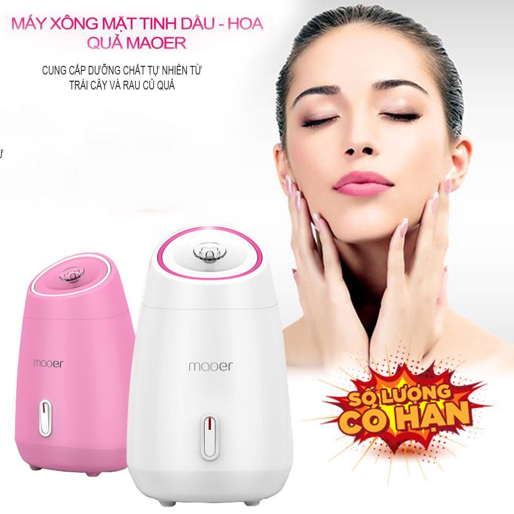 Máy Xông Hơi Mặt Maoer Hoa Quả Tươi Loại Tốt Giúp Làm Sạch Lỗ Chân Lông Điều Tiết Tuyến Bã Nhờn [Tặng Khẩu Trang Kháng Khuẩn 4 Lớp Xịn]