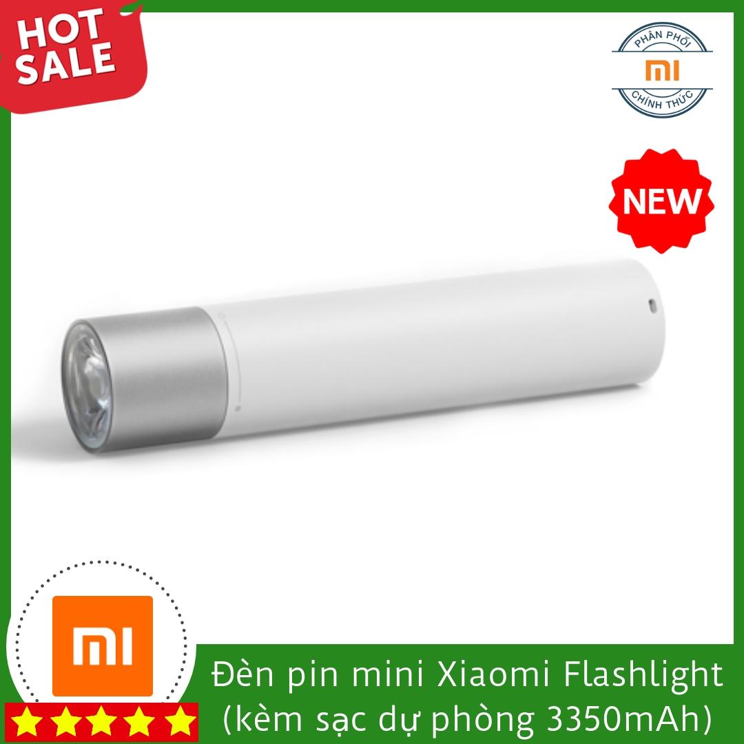 Đèn pin cầm tay mini Xiaomi Flashlight (kèm pin sạc dự phòng 3350mAh)