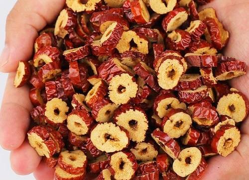 100gr táo đỏ cắt lát sấy khô đẹp